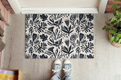 Tapete de entrada Abstração de plantas