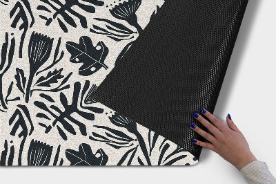 Tapete de entrada Abstração de plantas