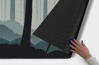 Tapete capacho Tema floresta