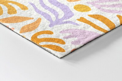 Tapete capacho Abstração de plantas