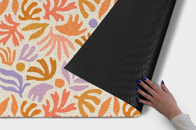 Tapete capacho Abstração de plantas