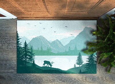 Tapete de entrada Montanhas Jelen