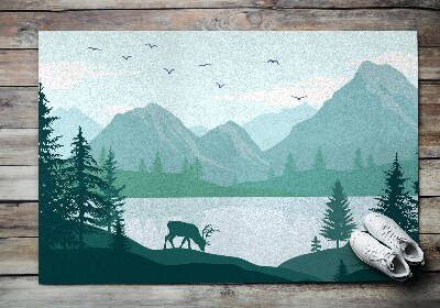 Tapete de entrada Montanhas Jelen