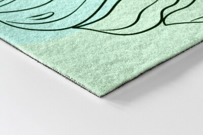 Tapete de entrada Folhas de Monstera