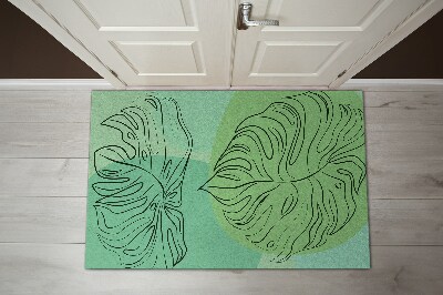 Tapete capacho Folhas de Monstera