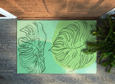 Tapete capacho Folhas de Monstera