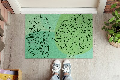 Tapete capacho Folhas de Monstera