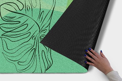 Tapete capacho Folhas de Monstera