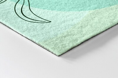 Tapete de entrada Folhas de Monstera