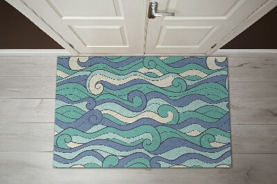 Tapete de entrada Ondas do mar