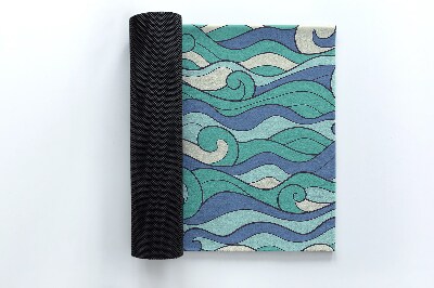 Tapete de entrada Ondas do mar