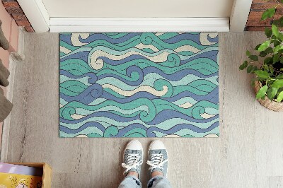 Tapete de entrada Ondas do mar