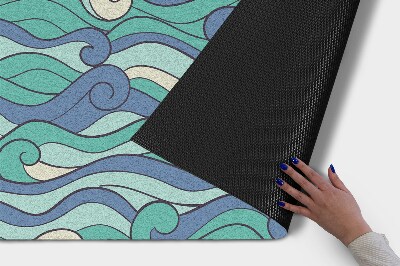 Tapete de entrada Ondas do mar