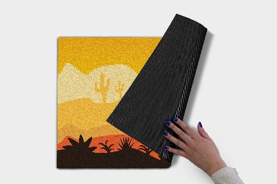 Tapete capacho Deserto de Cactos