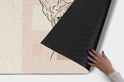 Tapete capacho Gato Sphynx