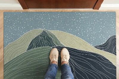 Tapete capacho Paisagem Geométrica