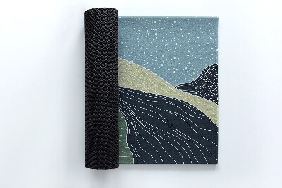 Tapete capacho Paisagem Geométrica