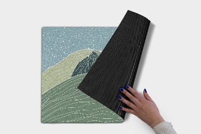 Tapete capacho Paisagem Geométrica