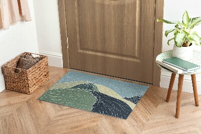 Tapete capacho Paisagem Geométrica