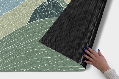 Tapete capacho Paisagem Geométrica