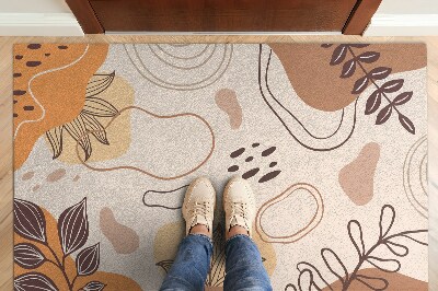 Tapete de entrada Abstrações florais