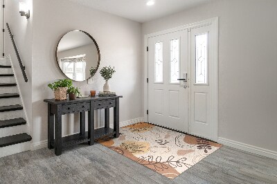 Tapete de entrada Abstrações florais