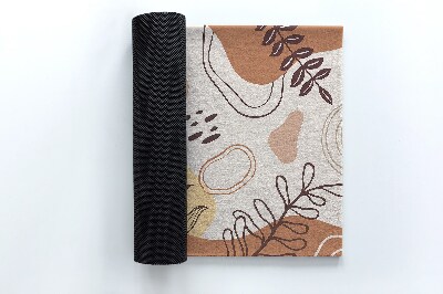 Tapete de entrada Abstrações florais