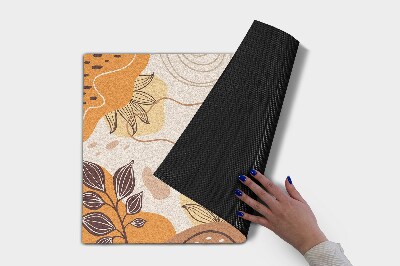 Tapete de entrada Abstrações florais