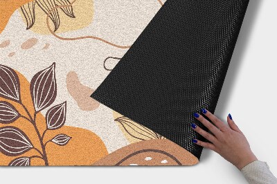 Tapete de entrada Abstrações florais