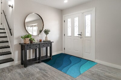 Tapete capacho Gradiente Azul