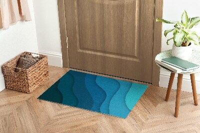 Tapete capacho Gradiente Azul