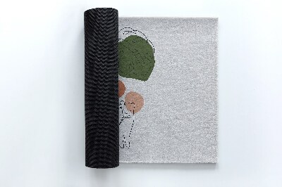 Tapete de entrada Gatos Monstera