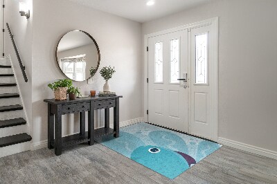 Tapete capacho Peixe Azul