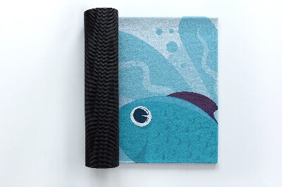 Tapete capacho Peixe Azul