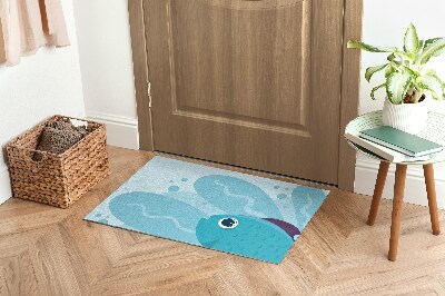 Tapete capacho Peixe Azul