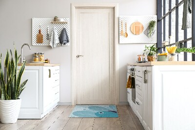 Tapete capacho Peixe Azul