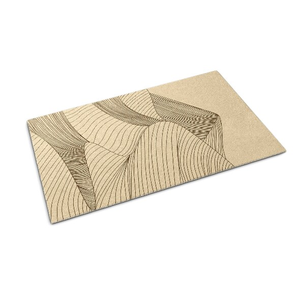 Tapete de entrada Geométrico do Deserto