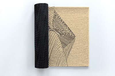 Tapete de entrada Geométrico do Deserto