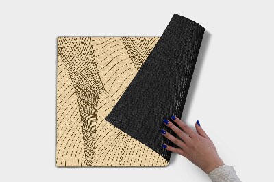 Tapete de entrada Geométrico do Deserto