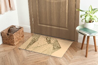 Tapete de entrada Geométrico do Deserto