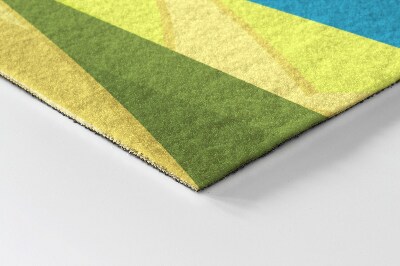 Tapete de entrada vista da montanha