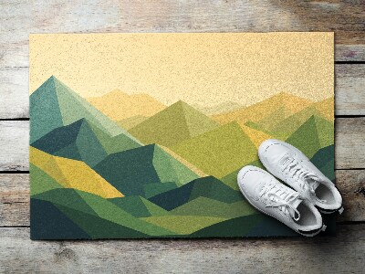 Tapete capacho Montanhas Geométricas