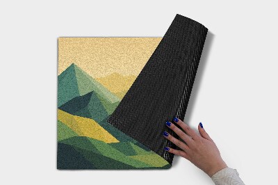 Tapete capacho Montanhas Geométricas