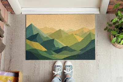 Tapete capacho Montanhas Geométricas