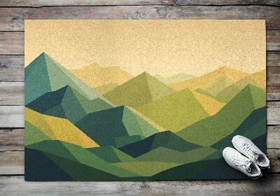 Tapete capacho Montanhas Geométricas