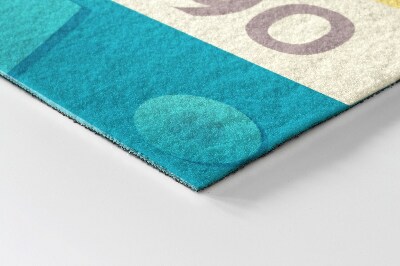 Tapete de entrada Cassete retrô