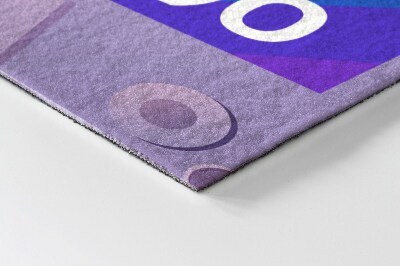 Tapete capacho Cassete Retro Rainbow