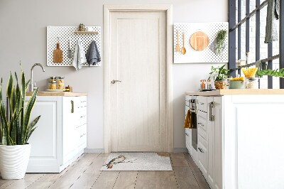 Tapete capacho Um pássaro em um galho