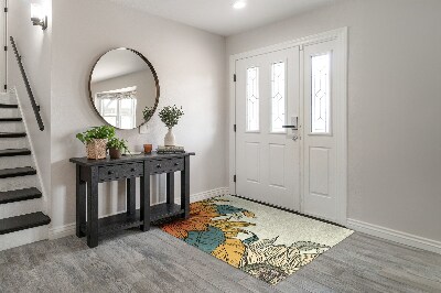 Tapete capacho Flor de girassol