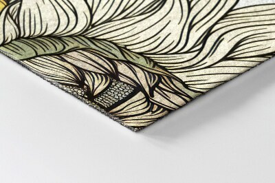 Tapete capacho Flor de girassol